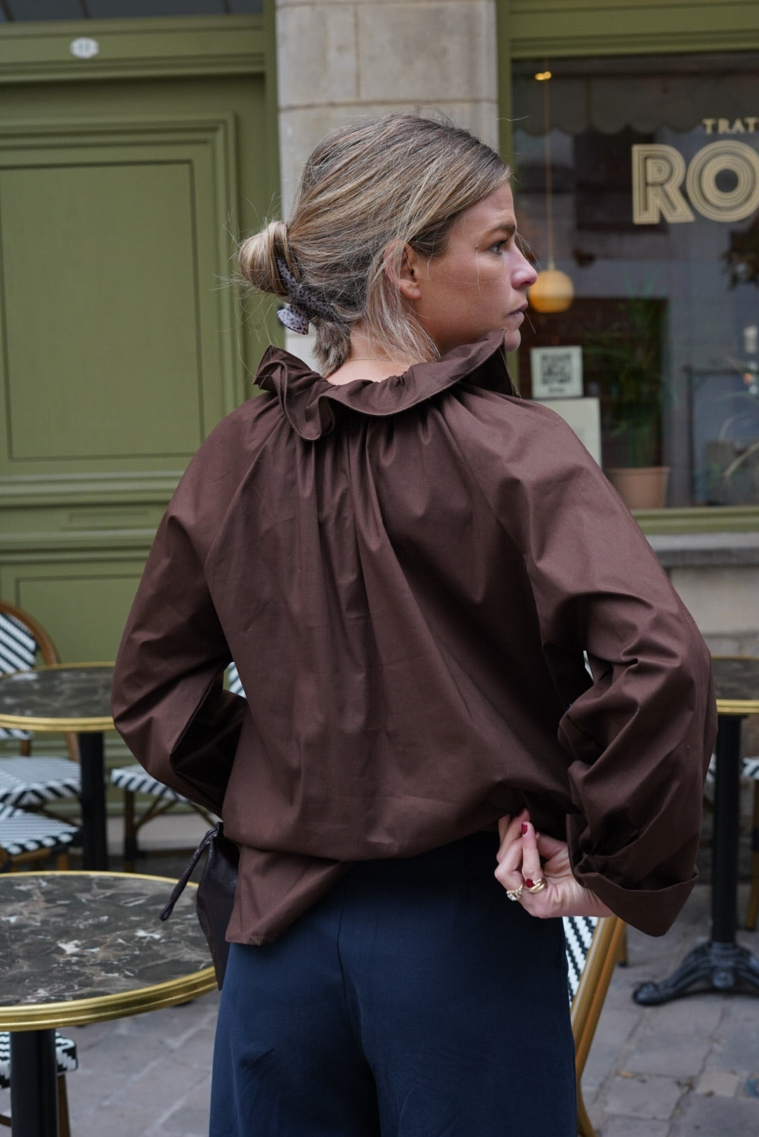 Madeleine Blouse Chocolate