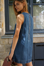 Robe Agathe Denim Foncé