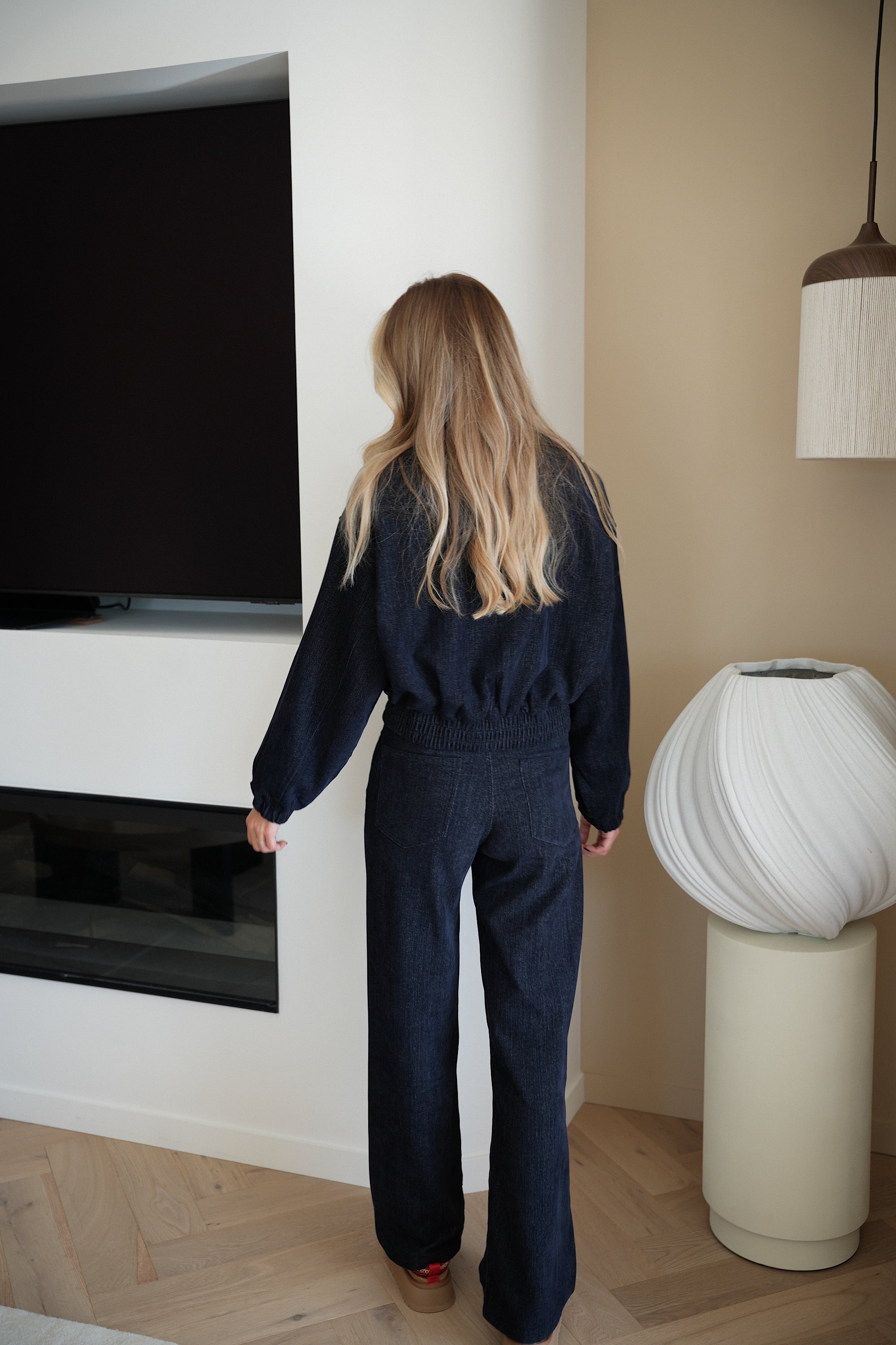 Veste Zippée Nina - Bleue