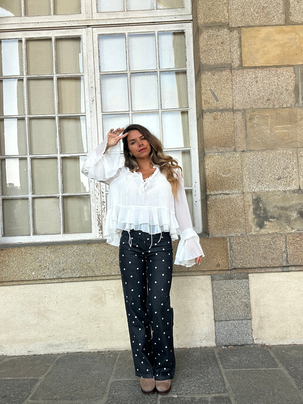 Blouse Aria Ecrue