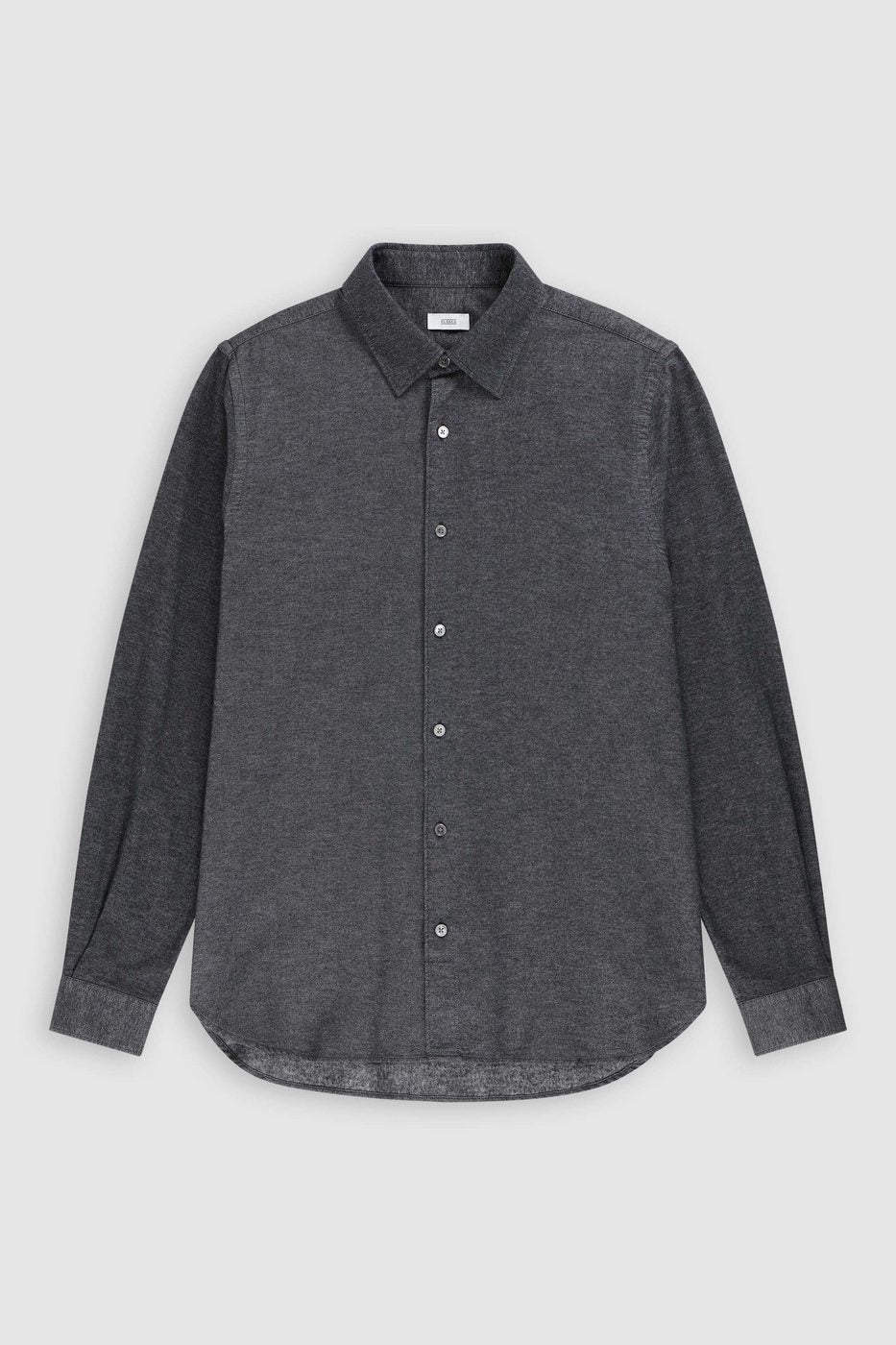 Chemise Basique - Dark Grey Melange - Homme
