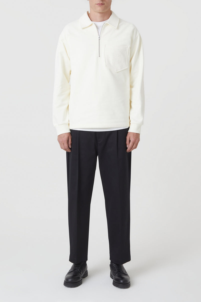 Closed - Zip-Up Polo T-Shirts - Black - Men