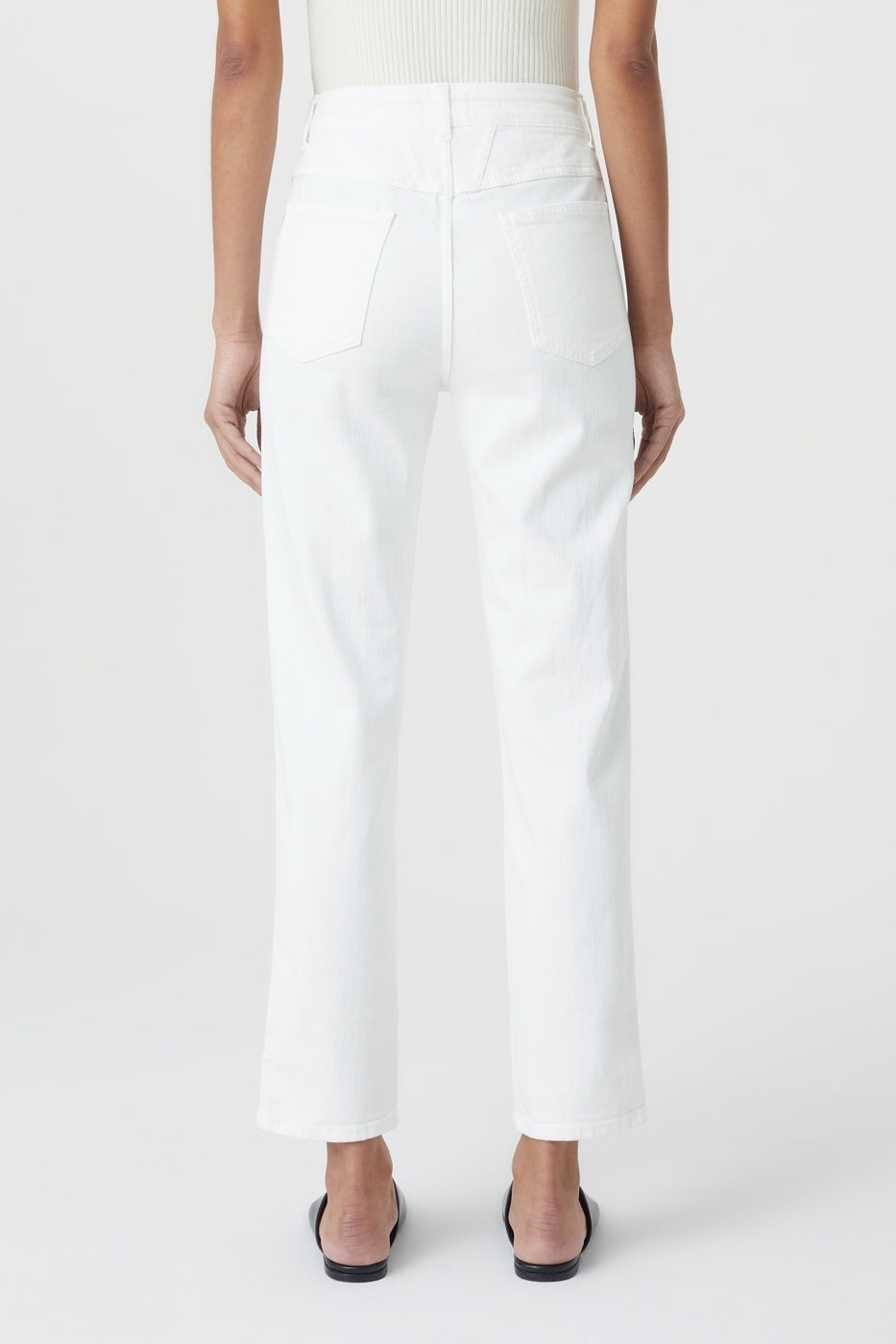 Jeans Pedal Pusher - White - Femme