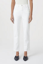 Jeans Pedal Pusher - White - Femme