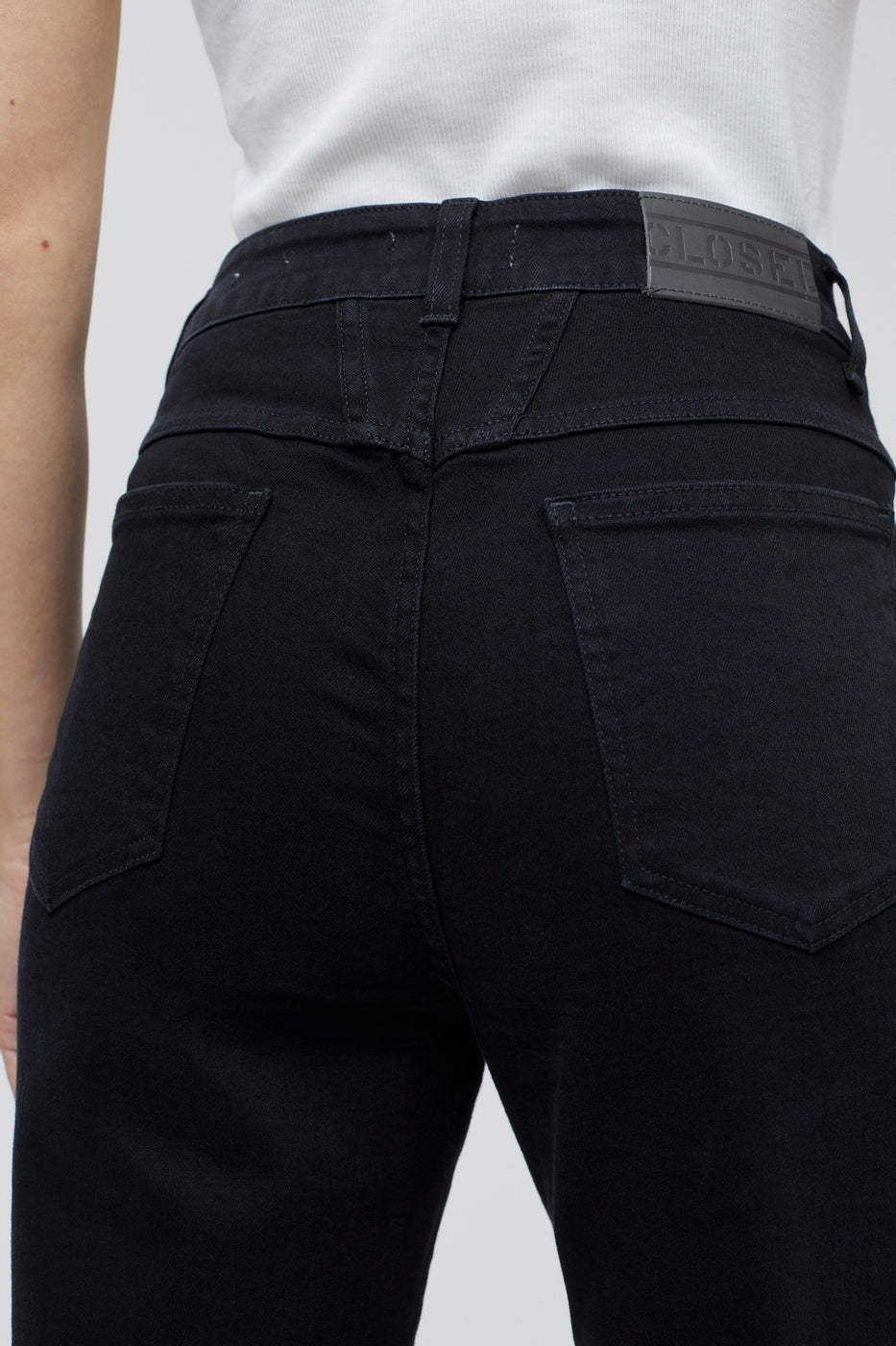 Jeans Pedal Pusher - Black - Femme