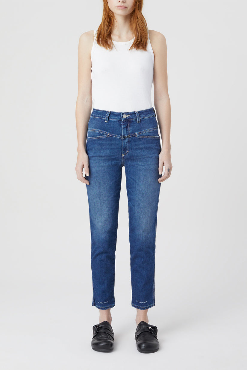 Jeans Pedal Pusher - Dark Blue - Femme