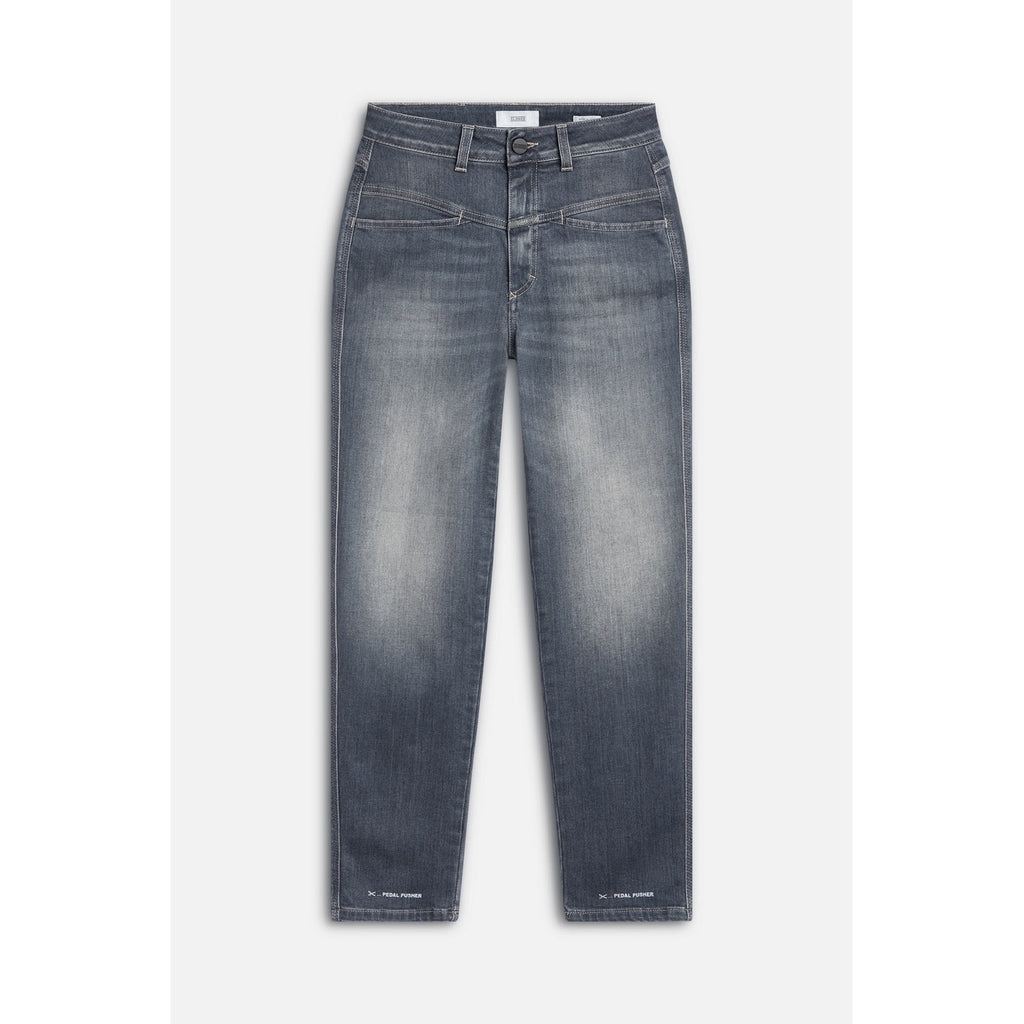 Jean Pedal Pusher - Mid Grey - Femme