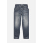 Jean Pedal Pusher - Mid Grey - Femme