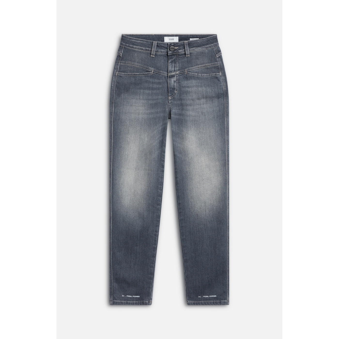 Jean Pedal Pusher - Mid Grey - Femme