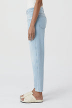 Jeans Pedal Pusher - Light Blue - Femme