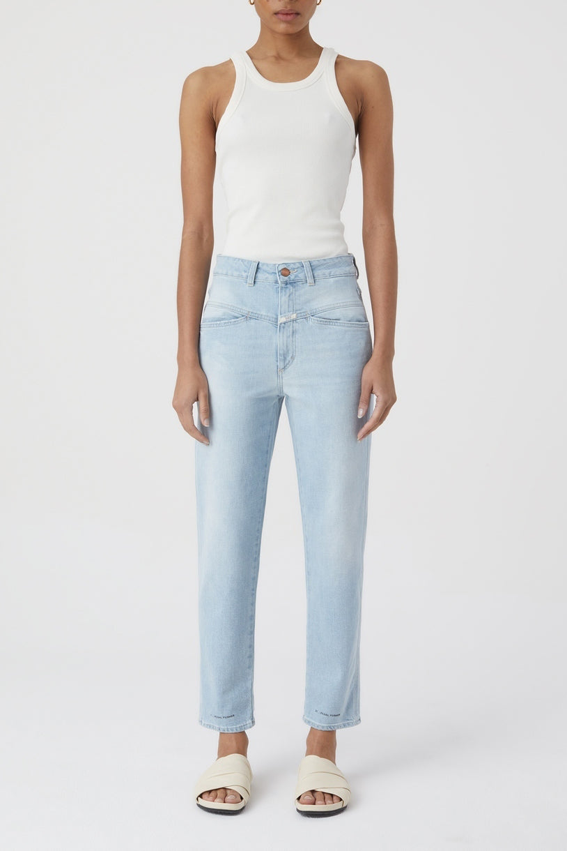 Jeans Pedal Pusher - Light Blue - Femme
