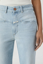 Jeans Pedal Pusher - Light Blue - Femme