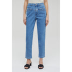 Jean En Coton Biologique - Bleu - Femme