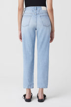 Jeans Pedal Pusher - Light Blue - Femme