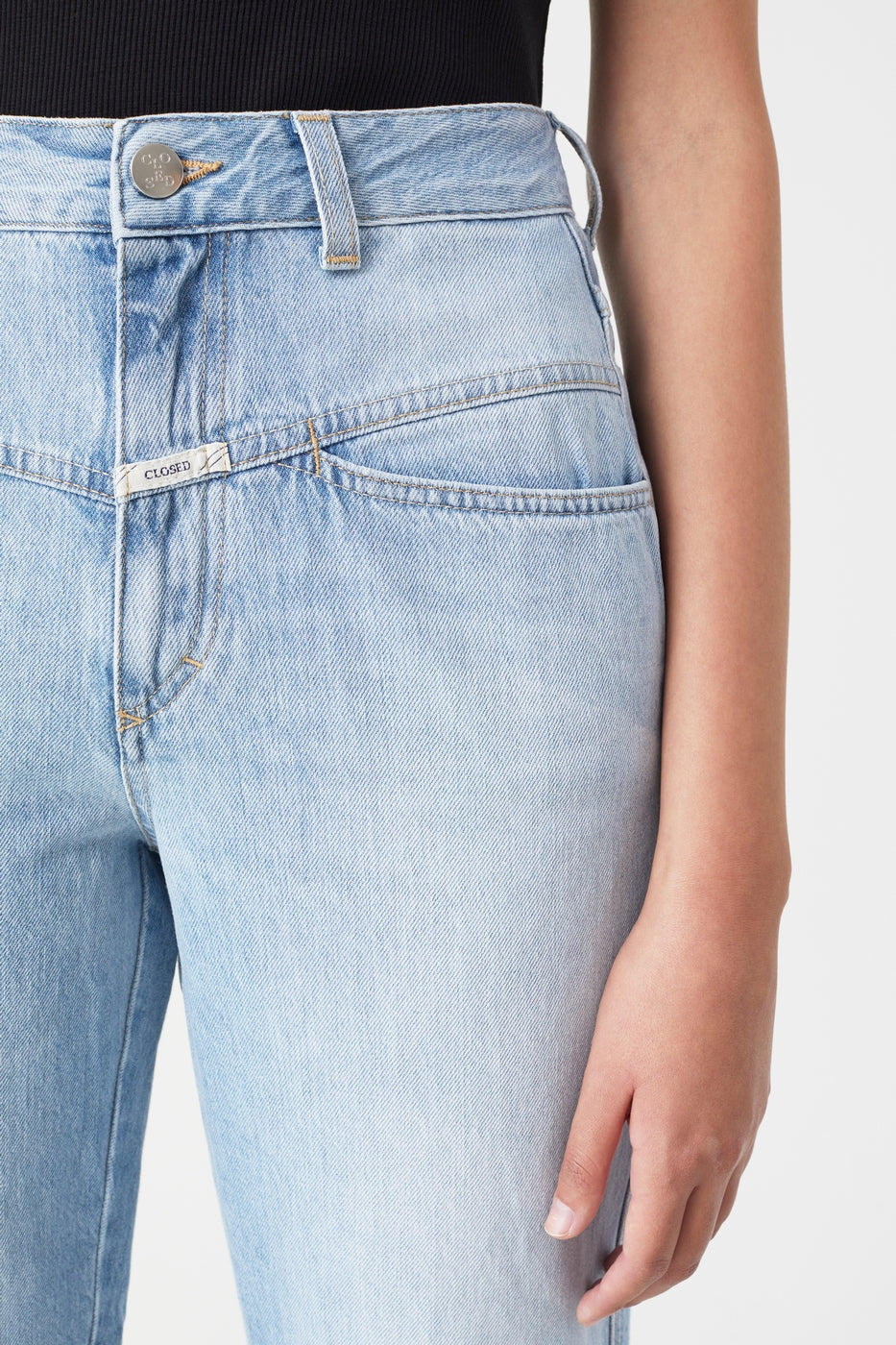 Jeans Pedal Pusher - Light Blue - Femme