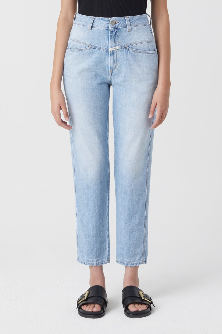 Jeans Pedal Pusher - Light Blue - Femme