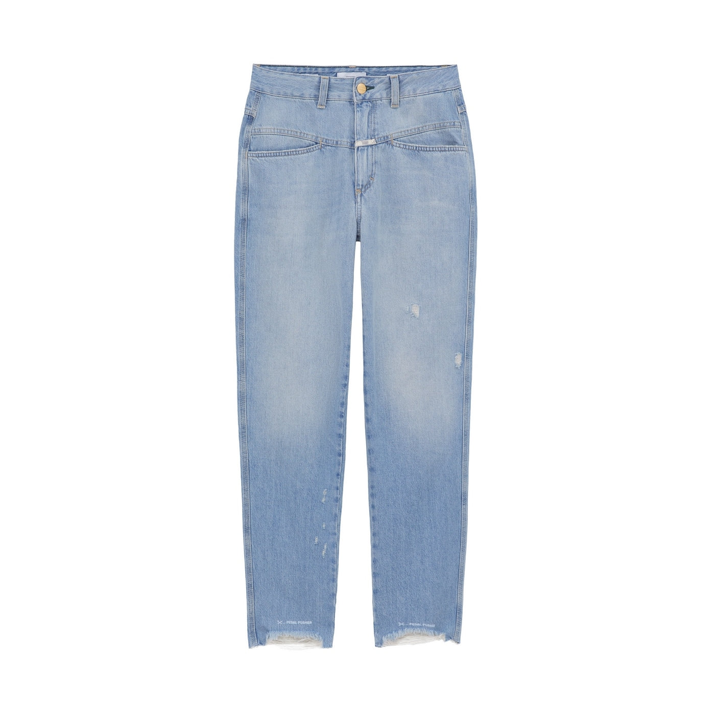Jean Pedal Pusher - Mid Blue - Femme