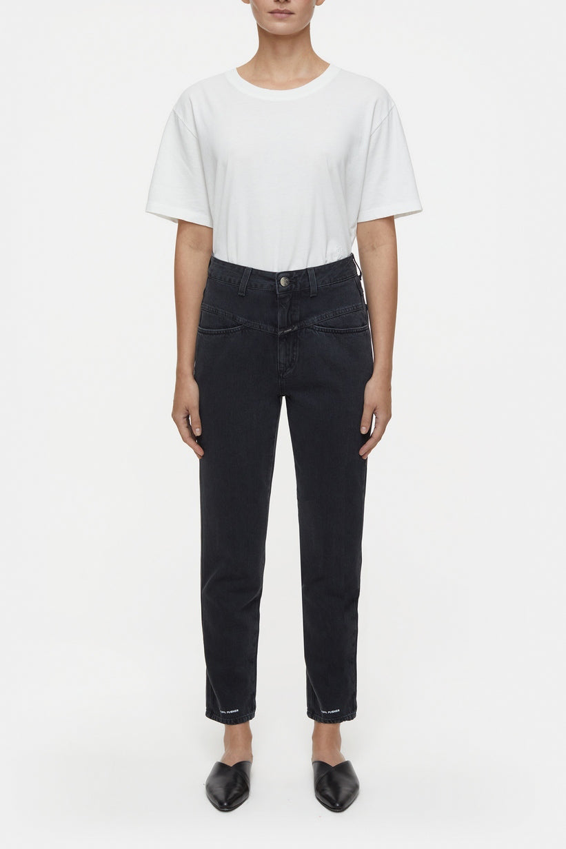 Jeans Pedal Pusher - Dark Grey - Femme