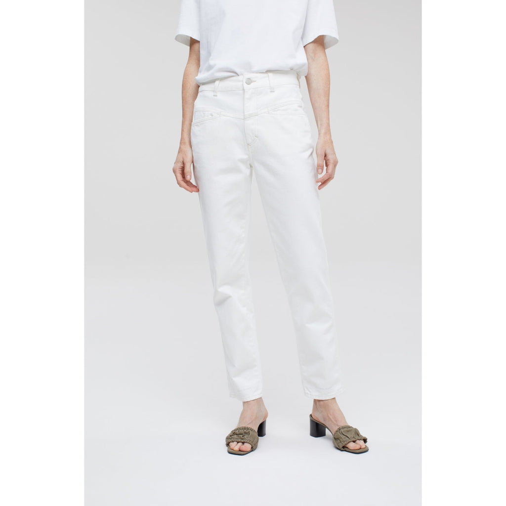 Jean Pedal Pusher - Creme - Femme