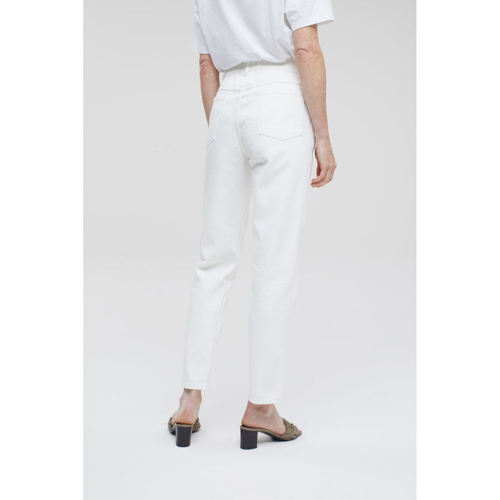 Jean Pedal Pusher - Creme - Femme