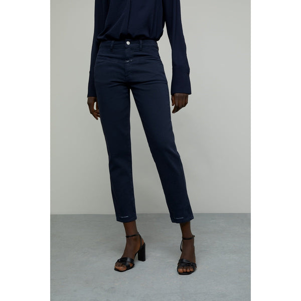 Closed Pedal Pusher Trousers - Night Black - Women