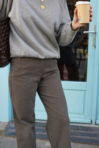 Pantalón Victor Rayas Marrón