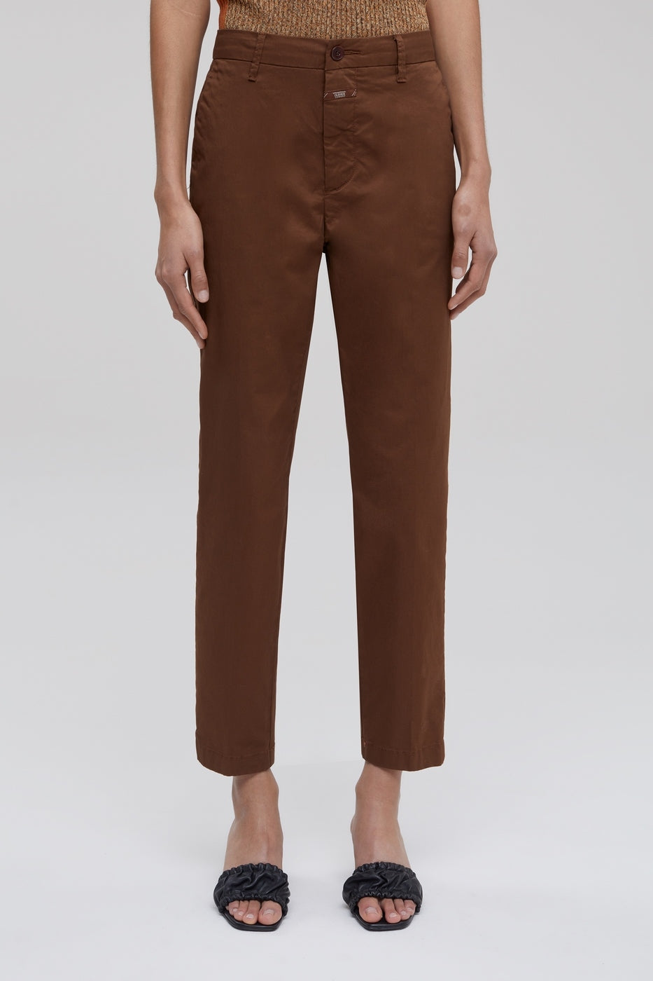 Pantalon Slim - Marron - Femme