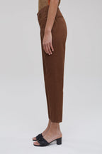 Pantalon Slim - Marron - Femme