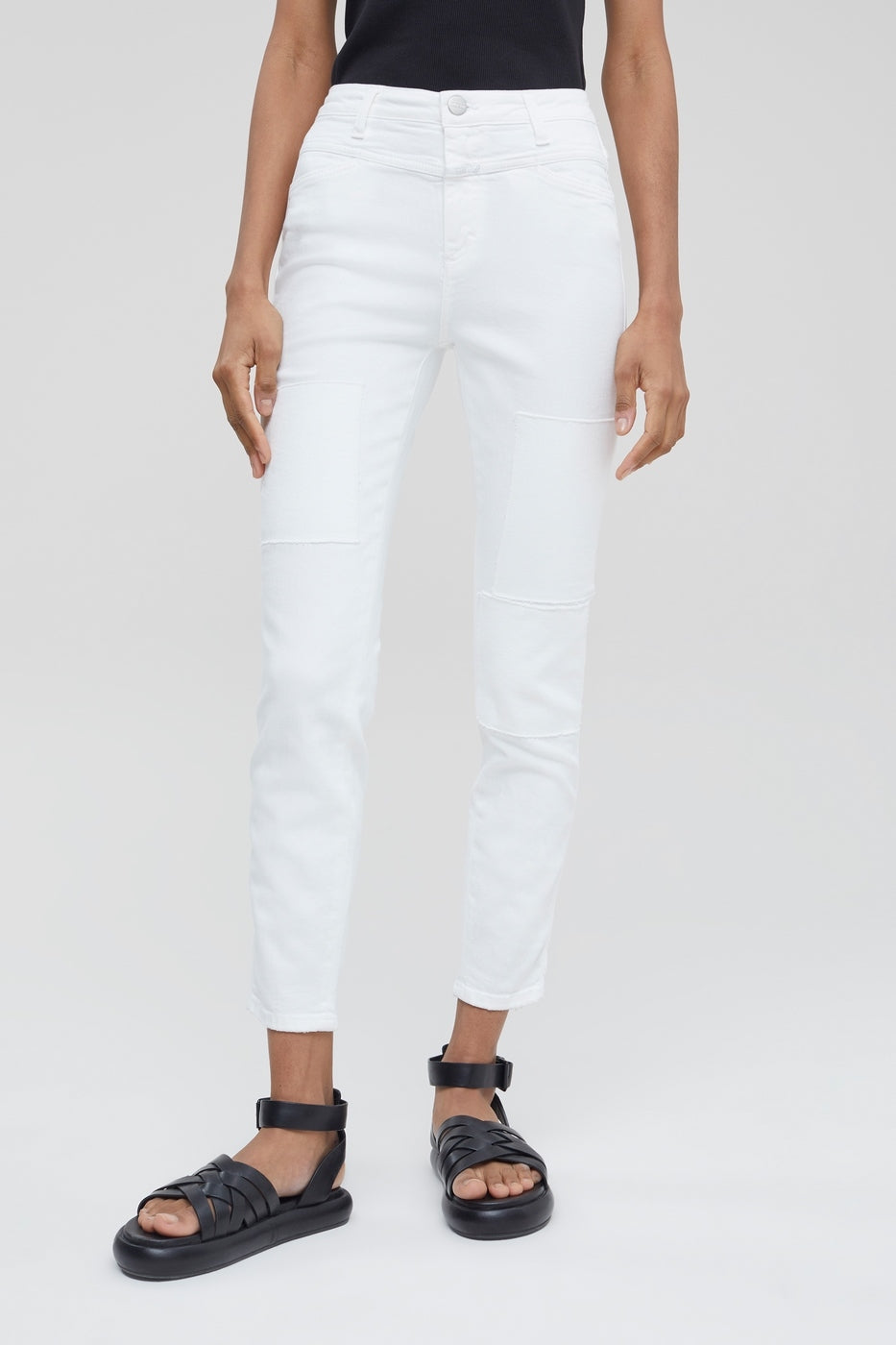 Closed - Skinny Pusher Jeans - White - Women's