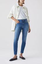 Jeans Skinny Pusher - Mid Blue - Femme