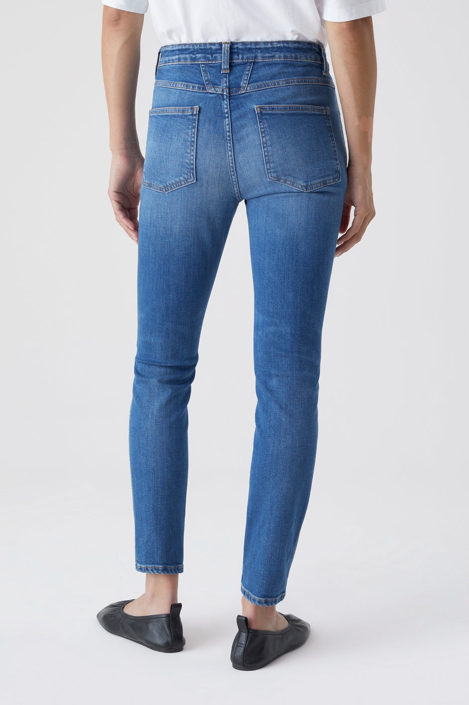 Jeans Skinny Pusher - Mid Blue - Femme