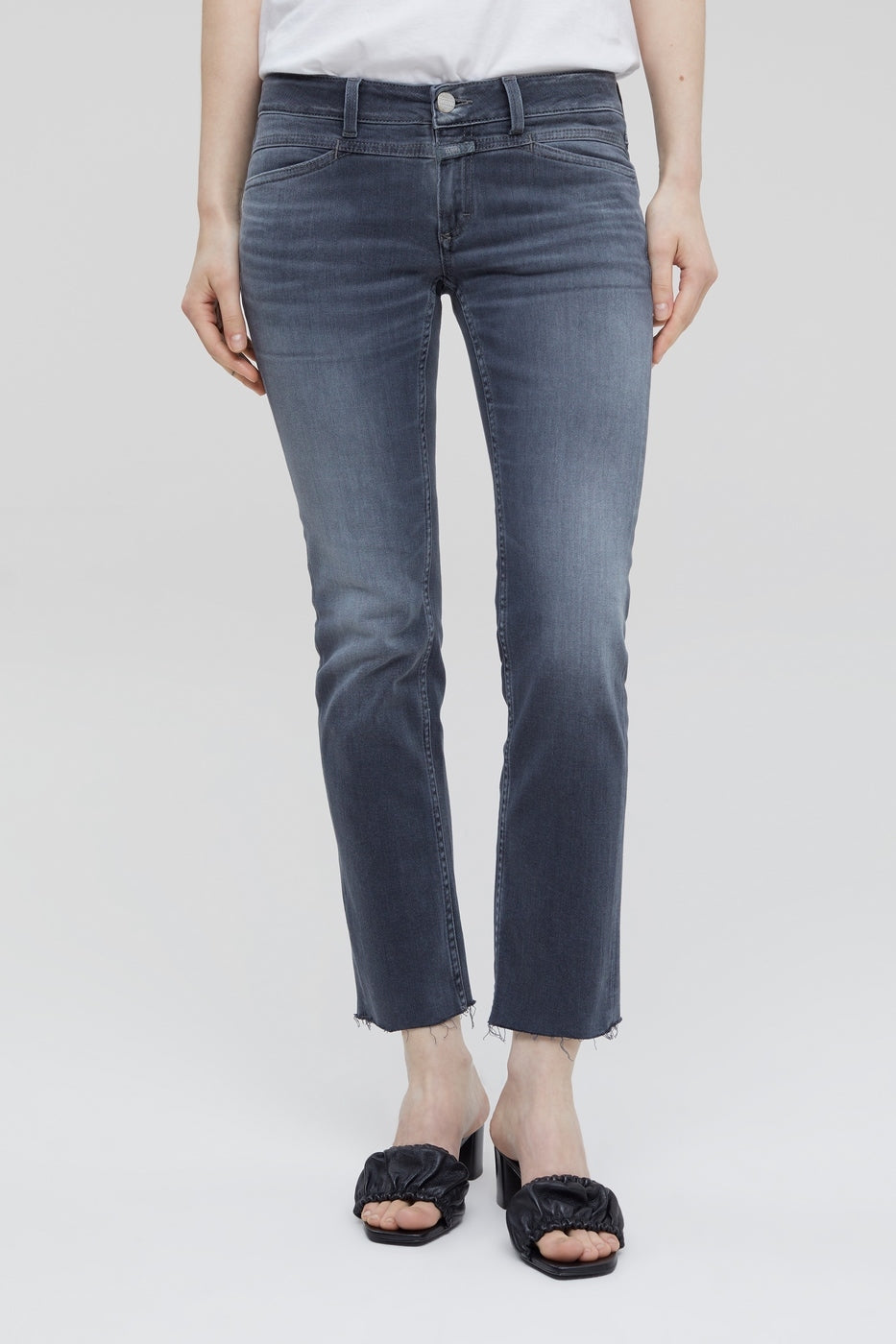 Cerrado - Starle Jeans - Gris medio - Mujer