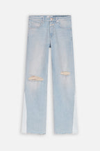 Jean Slim En Coton Biologique - Bleu Clair - Femme