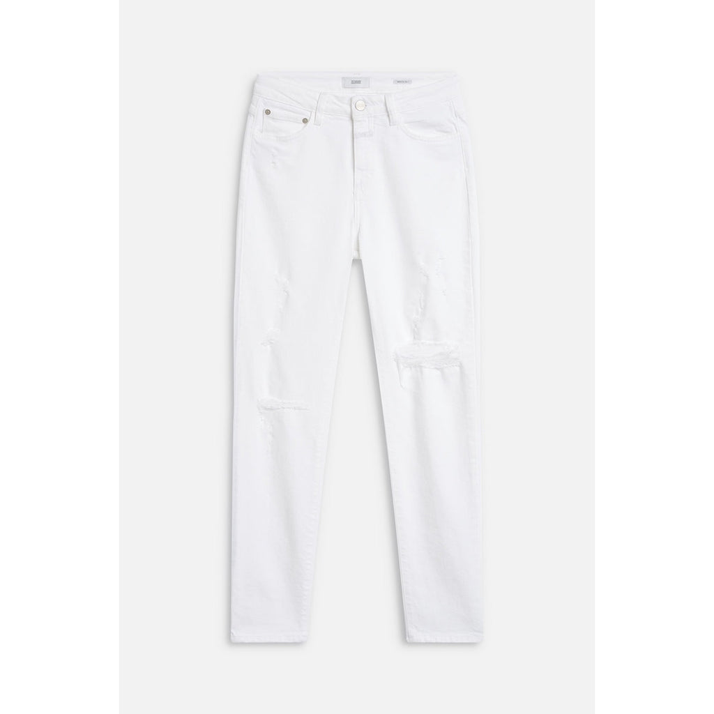 Jean Closed Baker High - Blanc - Femme