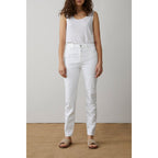 Jean Closed Baker High - Blanc - Femme