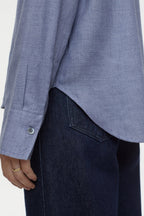 Camisa de Corte Recto - Dark Night - Mujer