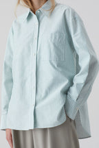Chemise Surdimensionnée - Green Patina - Femme