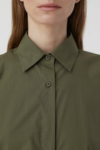 Camisa Espalda Abierta - Industrial Green - Mujer