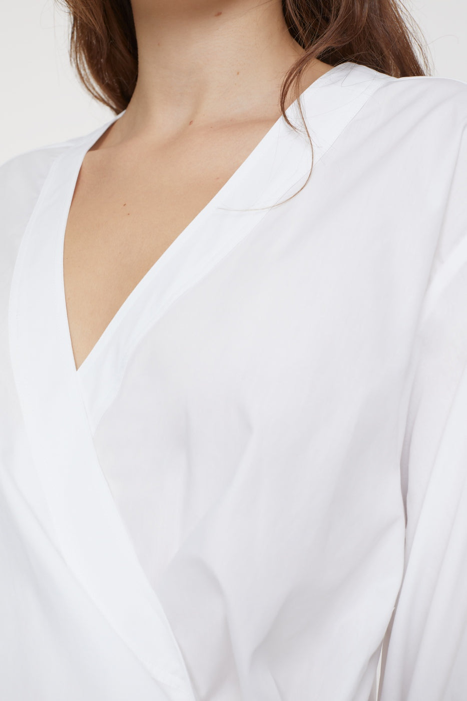 Haut Enveloppé - White - Femme