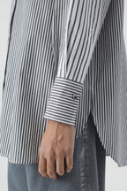 Chemise À Manche Longues Avec Poches Poitrine - Charcoal - Femme
