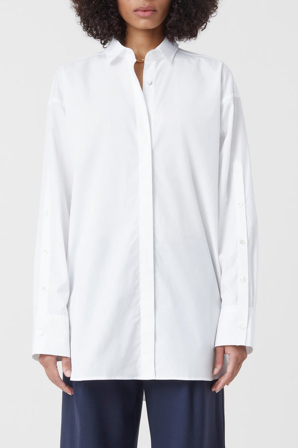 Closed - Chemise Avec Détail De Page De Couture - White - Femme
