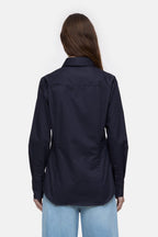 Closed - Chemise À La Taille - Dark Night - Femme