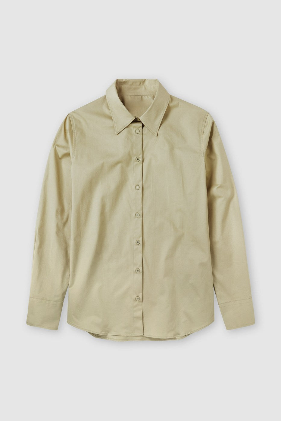 Camisa Entallada - Sage Tea - Mujer