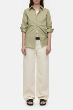 Camisa Entallada - Sage Tea - Mujer