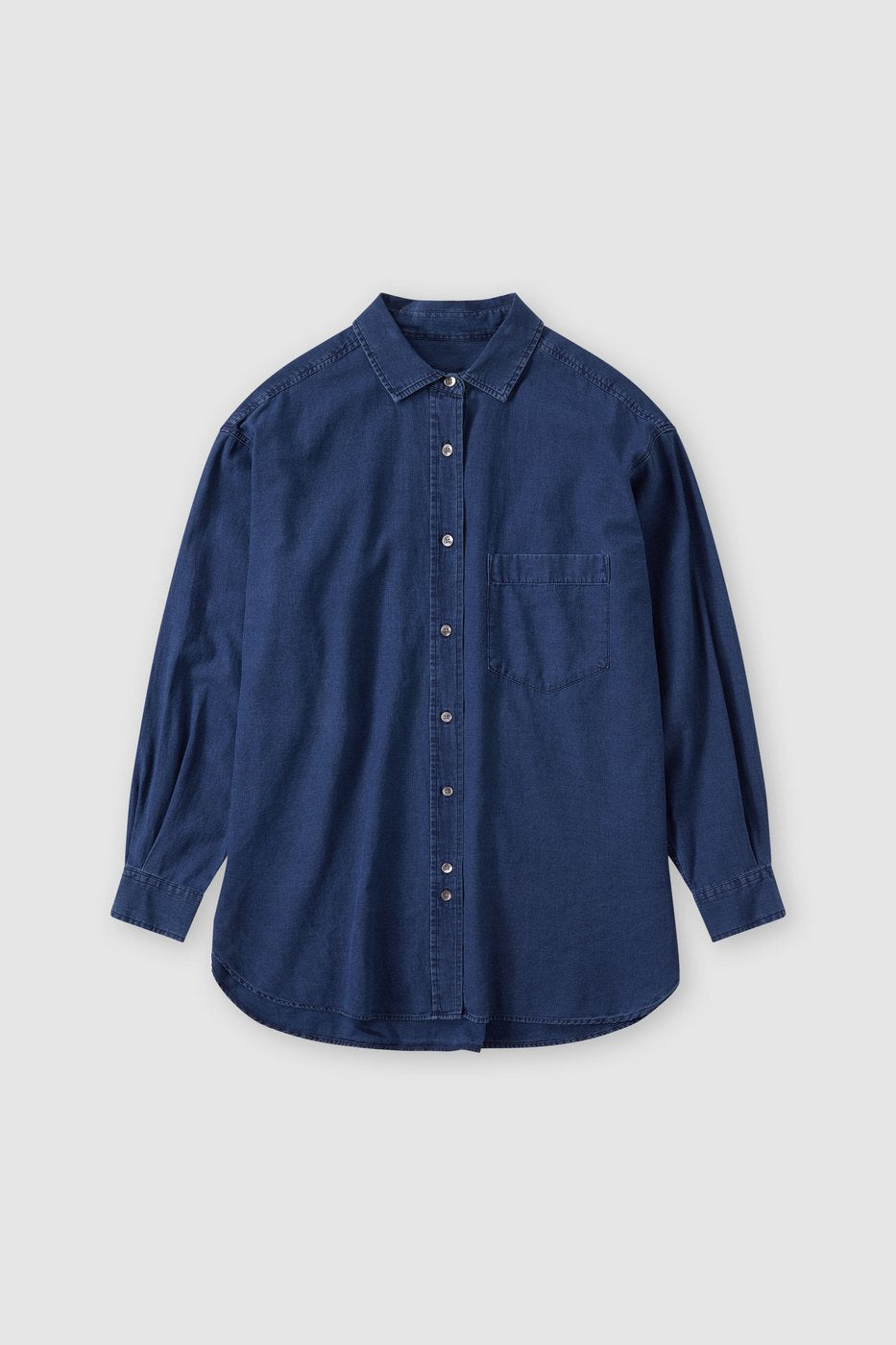 Camisa Básica - Dark Blue - Mujer