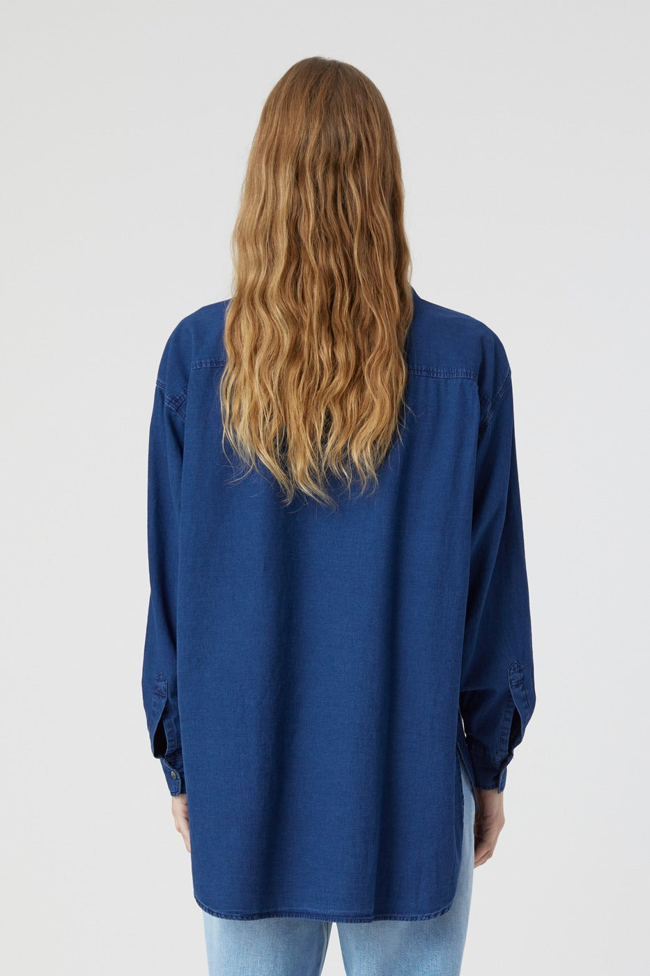Camisa Básica - Dark Blue - Mujer
