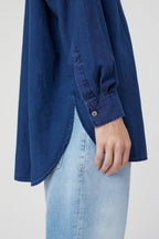 Camisa Básica - Dark Blue - Mujer