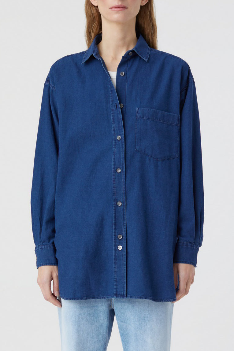 Camisa Básica - Dark Blue - Mujer