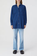 Camisa Básica - Dark Blue - Mujer