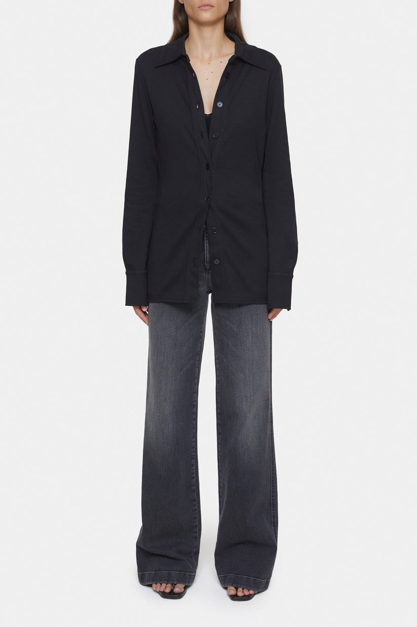Chemise Cintrée - Black - Femme